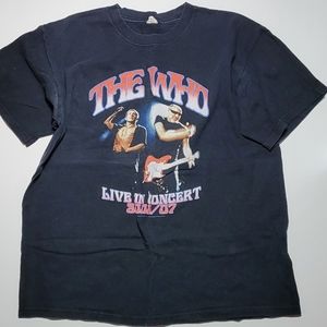 The who concert t-shirt men's large